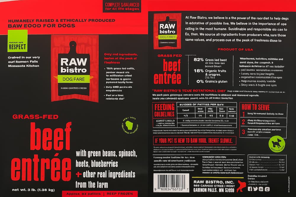 Raw Bistro retira su alimento crudo de res para perro por posible Salmonella en Estados Unidos