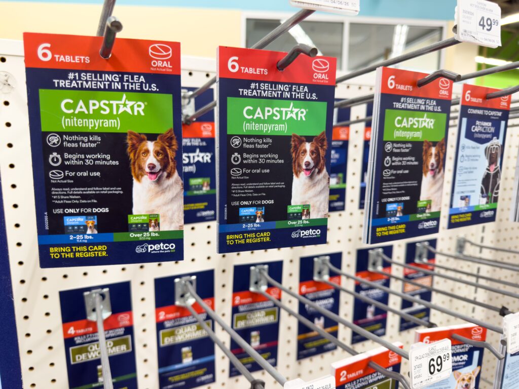 La FDA autoriza la primera prevención contra el gusano barrenador en perros y gatos con Capstar