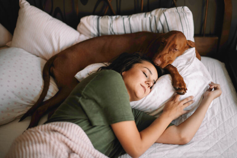 Dormir con tu perro no empeora tu sueño medido y el humano suele moverse primero