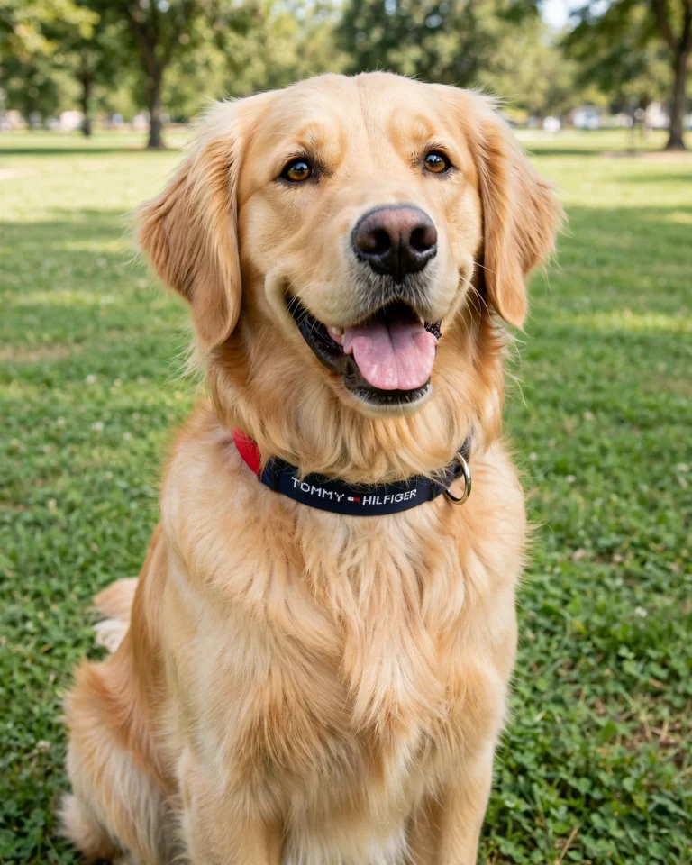 Collar Dog Core en un perro (imagen con IA)